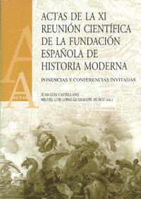Portada Actas XI Reunión Científica de la Fundación Española de Historia Moderna