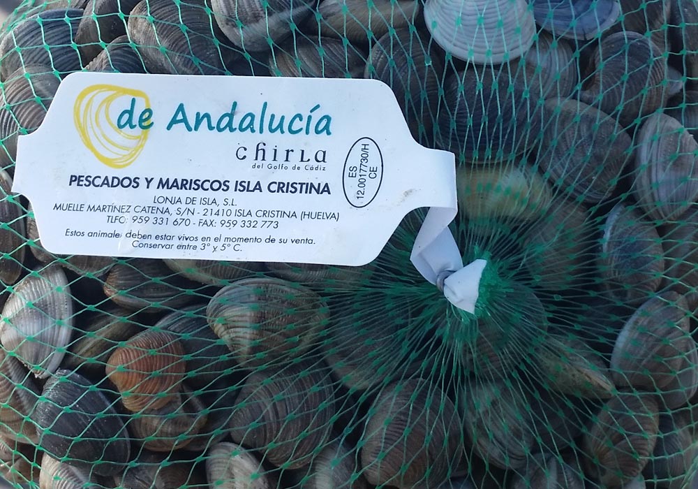 Chirlas con la marca de Andalucía