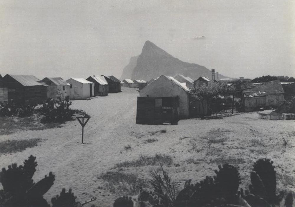 Casas de pescadores de La Atunara en los años 60