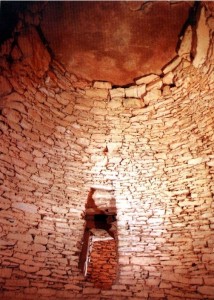 Cámara del dolmen de El Romeral.