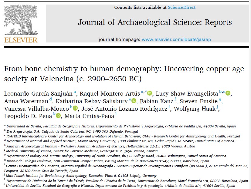 From bone chemistry to human demography: Uncovering copper age society at Valencina (c. 2900–2650 BC)