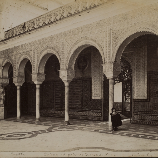Emilio Beauchy, Sevilla_Fachada principal del Alcázar