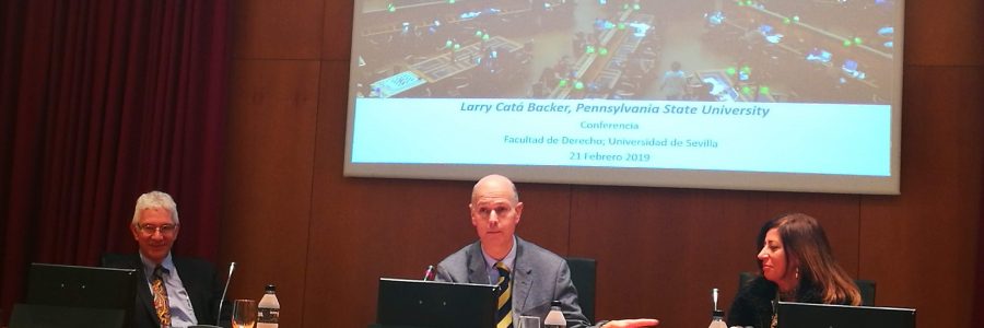 Conferencia Profesor Dr. Larry Catá Backer
