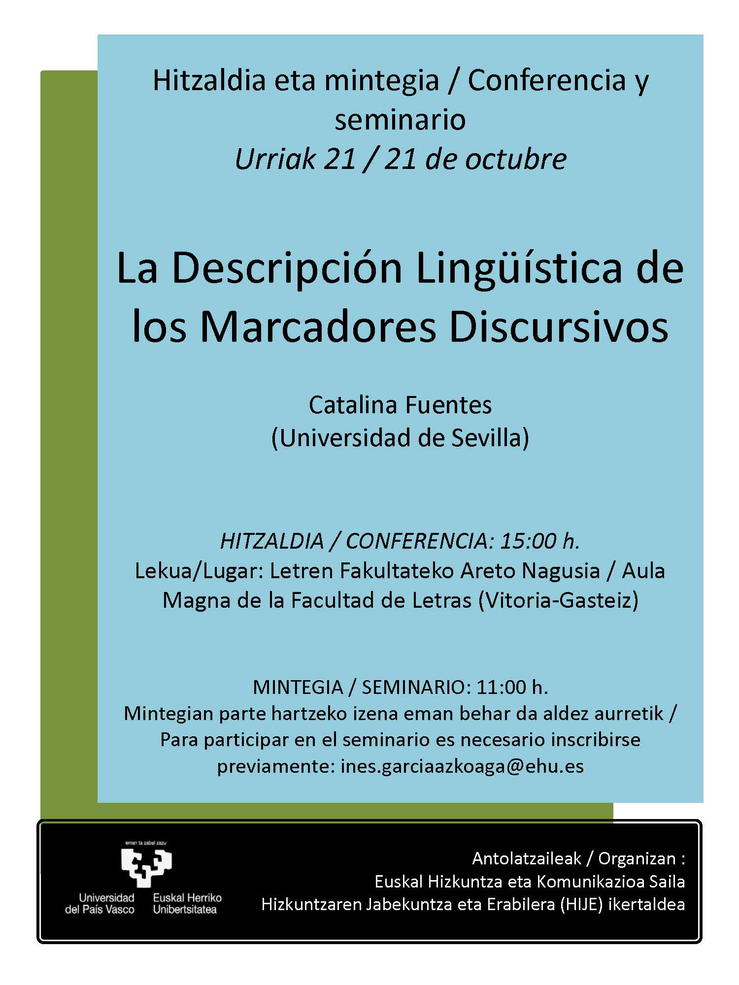 <p>La Descripción Lingüística de los Marcadores Discursivos</p>
