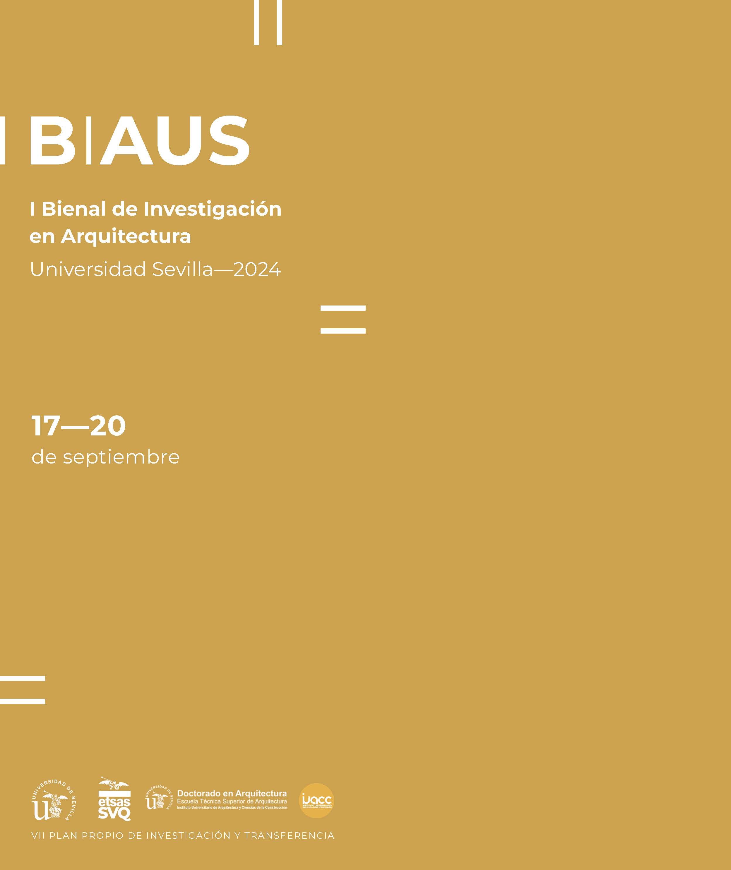 HEALTHY ARCHITECTURE & CITY EN LA I BIENAL DE INVESTIGACIÓN EN ARQUITECTURA, BIAUS 2024