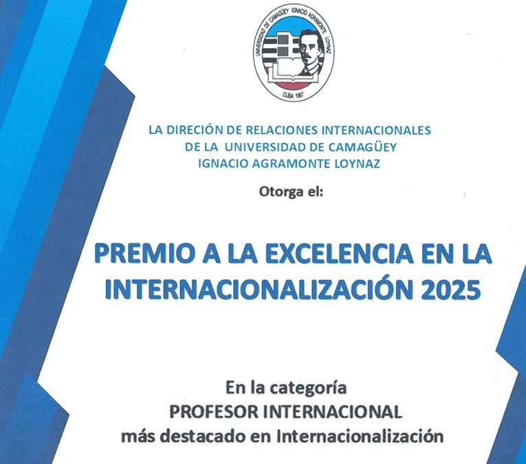 PREMIO A LA EXCELENCIA EN LA INTERNACIONALIZACIÓN 2025