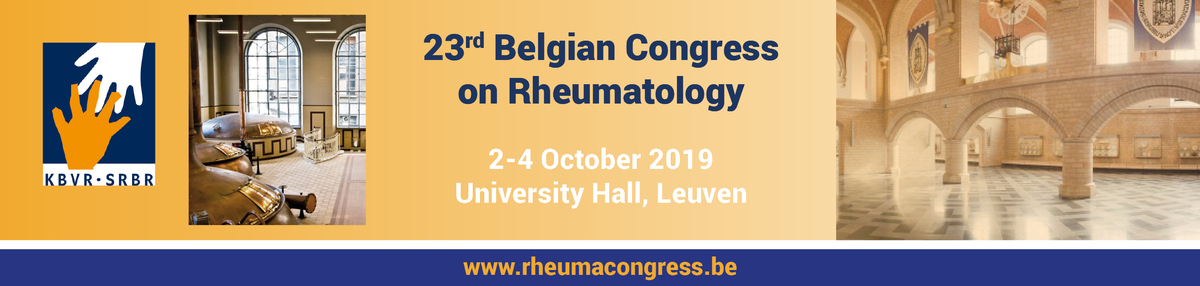 BCR 2019 - 23rd Belgian Congress on Rheumatology - Health & Territory ...