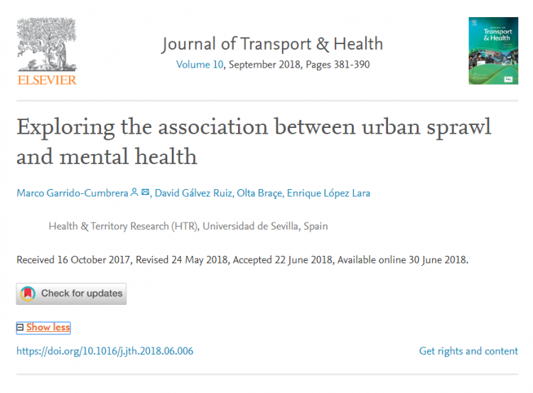 Journal of Transport & Health 2018