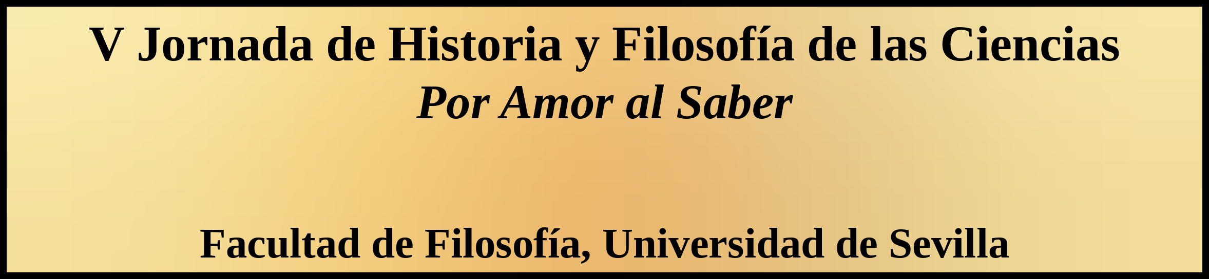 Cartel de la actividad