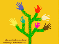 Foto del cartel del V Encuentro Internacional del Diálogo de Civilizaciones