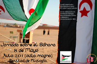 Foto del cartel de las Jornadas sobre el Sáhara