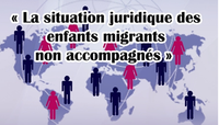 Cartel del Coloquio "La situación jurídica de los menores inmigrantes no acompañados"
