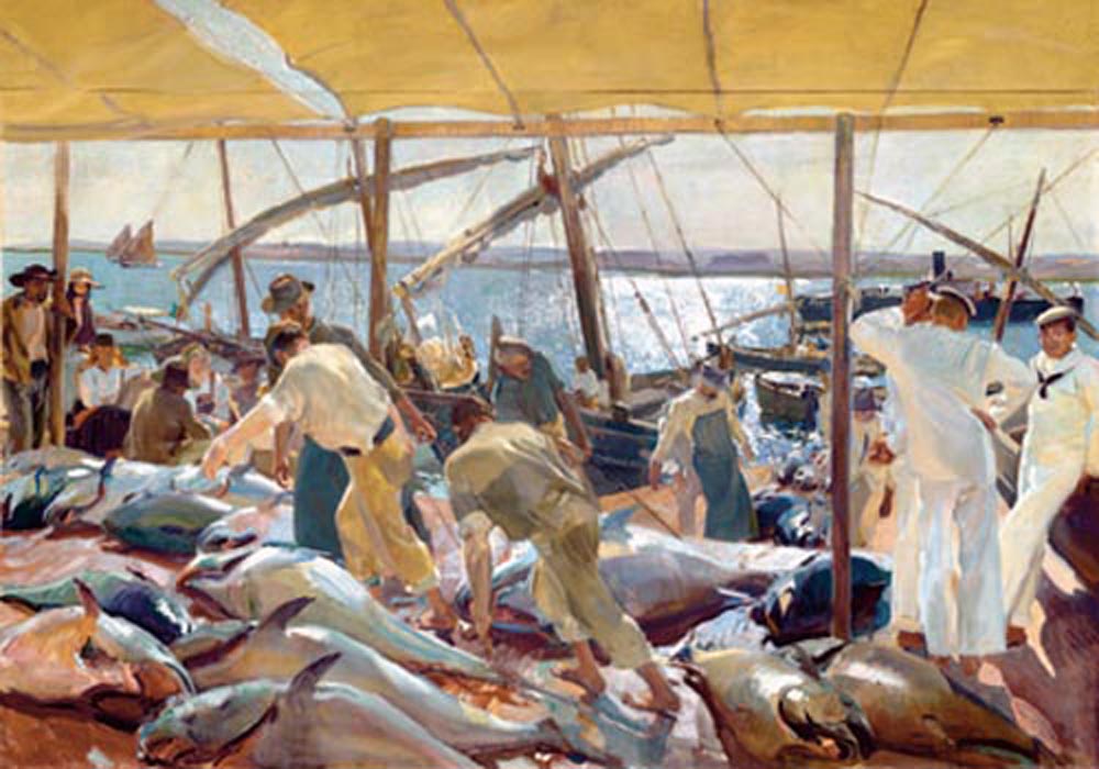 La pesca del atún en Ayamonte Sorolla