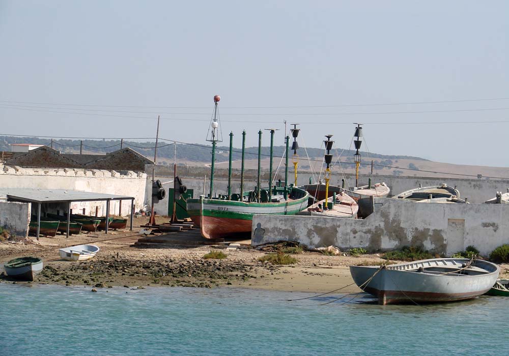 Varadero de almadraba en Cabo de Plata