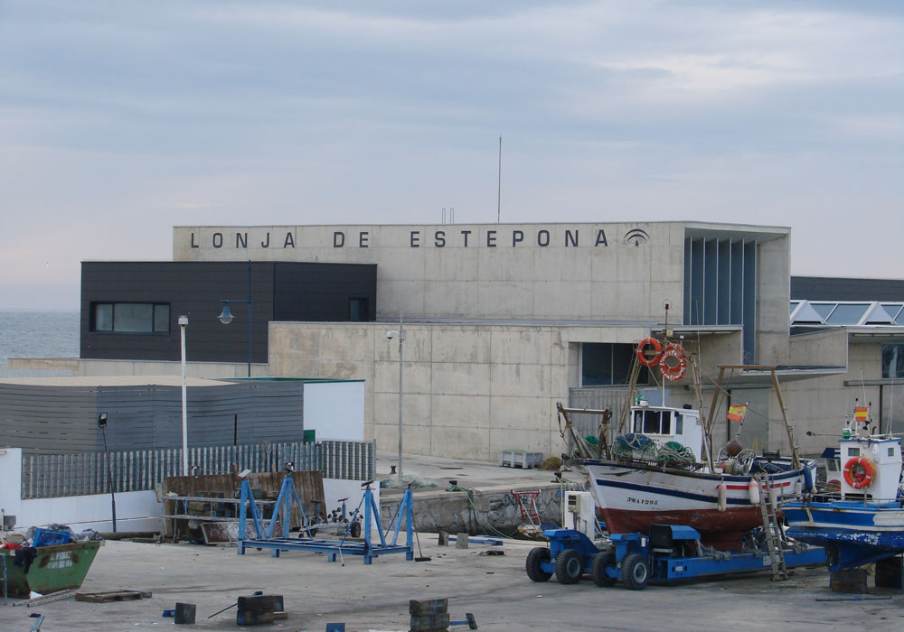 Vista de la lonja y el varadero