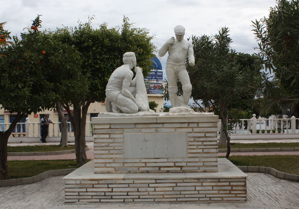 Monumento de homenaje al pescador